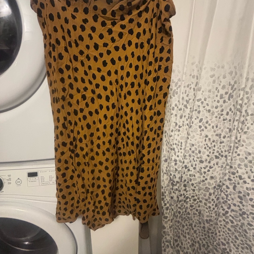Madewell Leopard Print Midi Skirt size 22